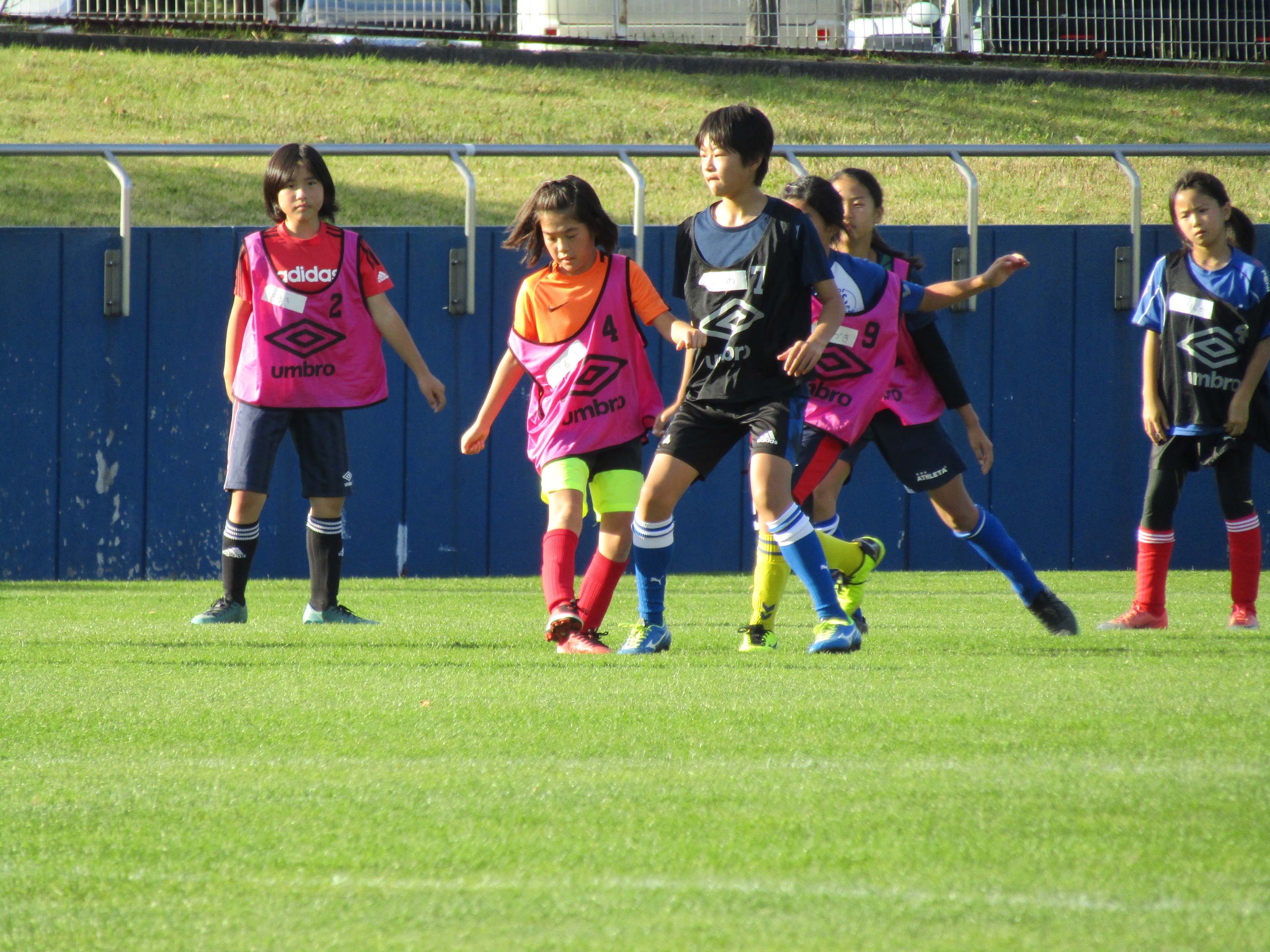 JFAガールズサッカーフェスティバル 宮城県宮城郡利府町のめぐみのサッカー場に40人が参加！