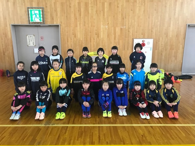 JFAガールズサッカーフェスティバル in 秋田市河辺体育館