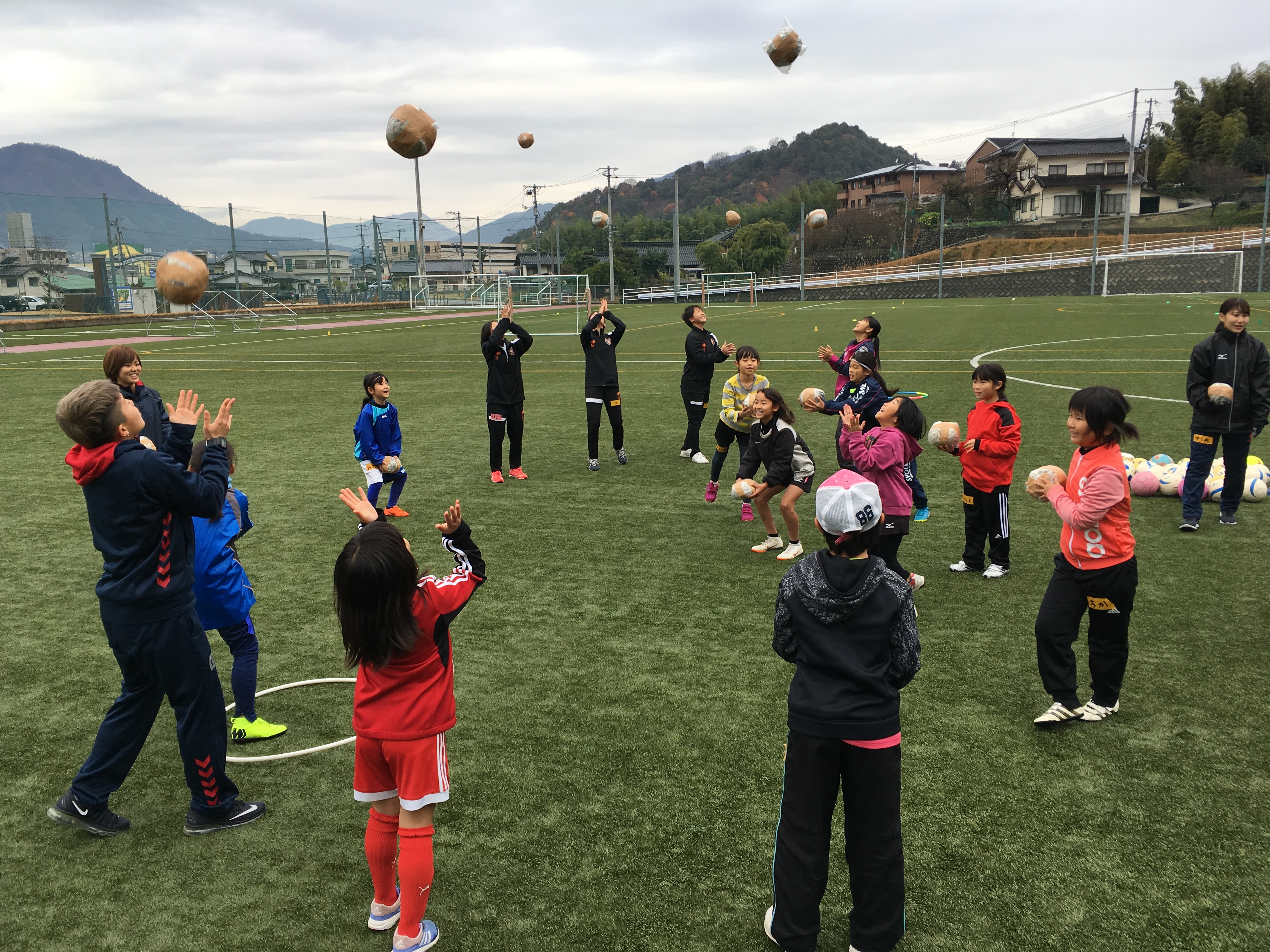 JFAガールズサッカーフェスティバル in 広島文教女子大学サッカー場