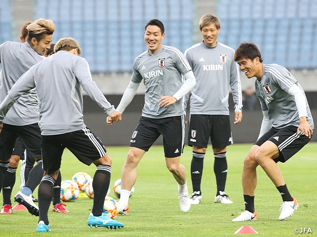 SAMURAI BLUE、エルサルバドル戦へ宮城で練習 ~キリンチャレンジカップ2019~