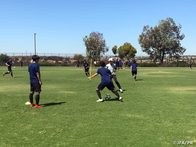 U-19日本女子代表　アメリカとの親善試合に向け、実戦形式のトレーニングで連携を高める ～アメリカ遠征（8/24 - 9/2) ～