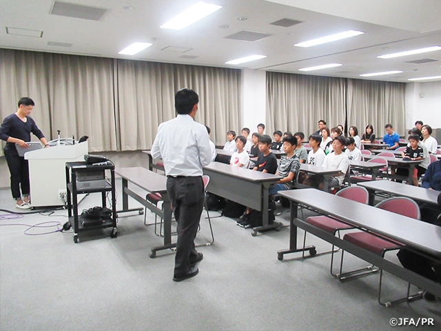 JFAアカデミー熊本宇城　「SNSの危険性」について講習会を実施