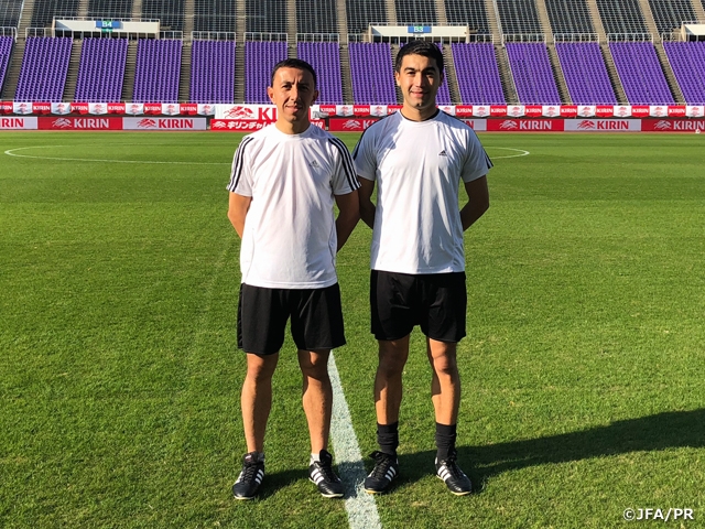 Introduction of the referees in charge of match between U-22 Japan National Team vs U-22 Colombia National Team at KIRIN CHALLENGE CUP 2019 (11/17＠Hiroshima)