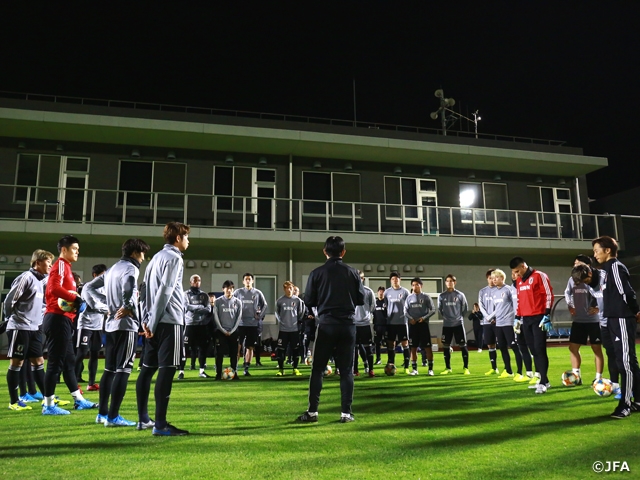 SAMURAI BLUE conduct training behind closed doors ahead of their match against Venezuela - KIRIN CHALLENGE CUP 2019 (11/19@Suita)