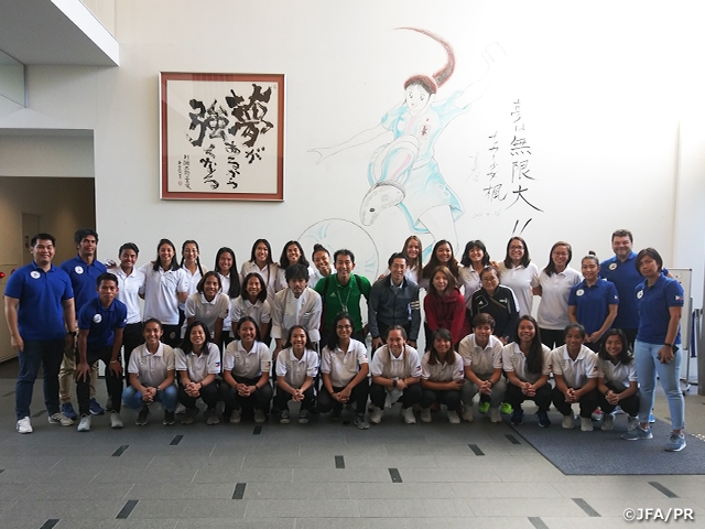フィリピン女子代表代表のトレーニングキャンプを受け入れ（10/30～11/13＠大阪府Jグリーン堺）