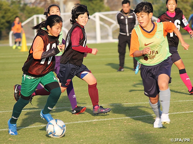 JFAナショナルトレセン女子U-14 東日本/西日本で4日間のキャンプ終了