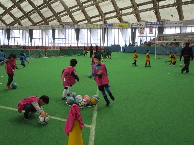 JFAキッズ（U-6/8）サッカーフェスティバル in 大館市ニプロハチ公ドーム