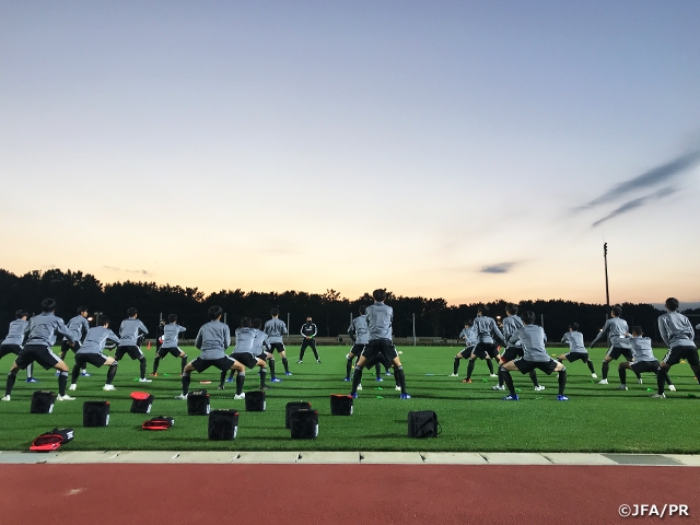 U-15日本代表候補 2020年最初の活動を高円宮記念JFA夢フィールドで実施