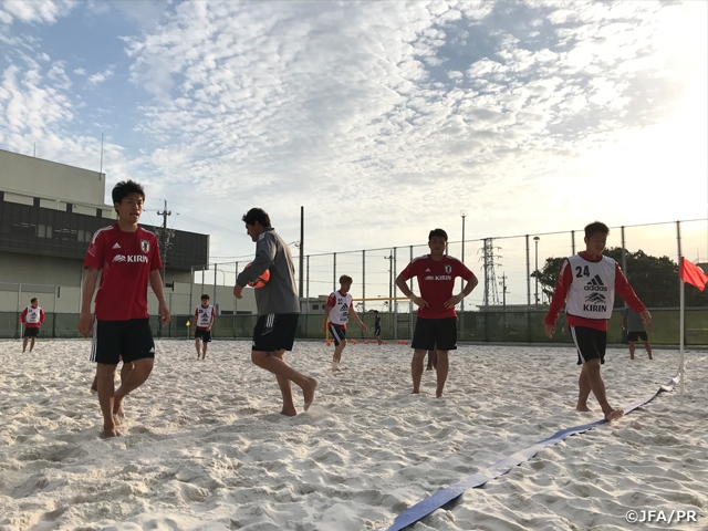ビーチサッカー日本代表候補　ワールドカップロシア2021出場決定後、初の合宿がスタート