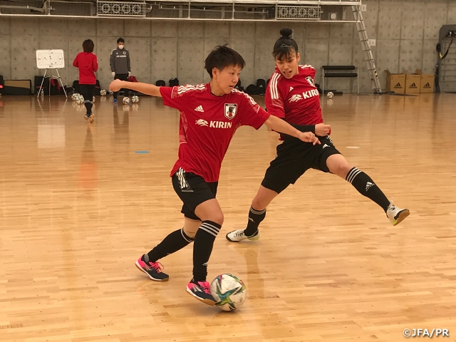 フットサル日本女子代表候補　白熱した紅白戦を実施し、充実した4日間の活動を終える