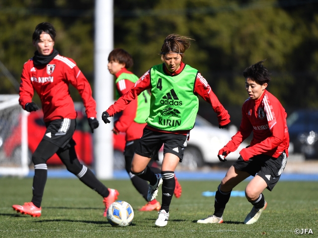 なでしこジャパン、2日目もピッチ内外でコミュニケーションを深める