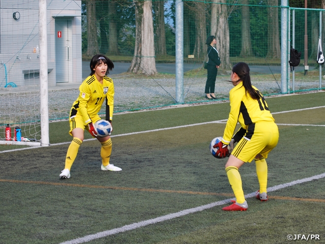 JFAアカデミー福島女子　新入生を迎えてのトレーニング