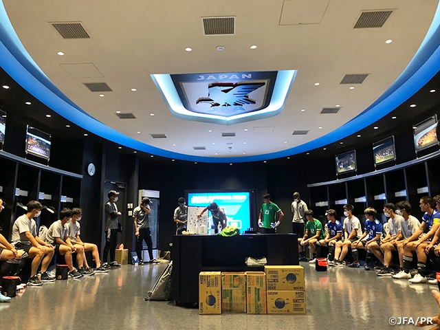 U-16日本代表候補が高円宮記念JFA夢フィールドでトレーニングキャンプを実施