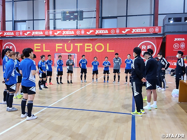 フットサル日本女子代表 スペインに無事到着しトレーニングを実施