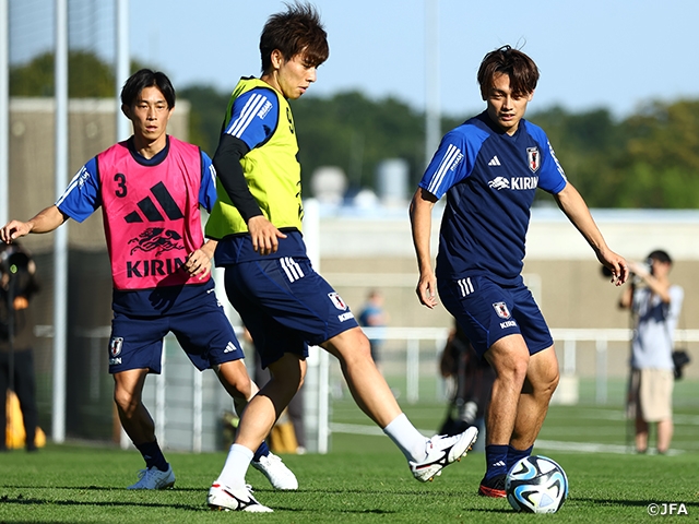 SAMURAI BLUE、非公開練習でドイツ代表戦へ調整