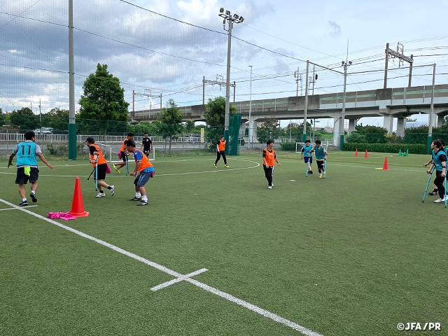 JFA公認指導者研修会［障がい者サッカー］を神奈川県・かもめパークで開催