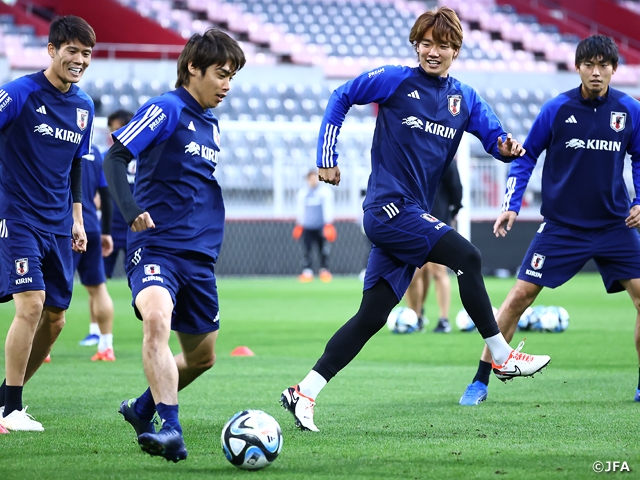 SAMURAI BLUE、チュニジア代表戦へ神戸で一部非公開で調整