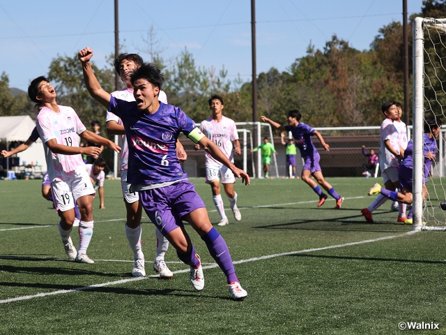広島、後半の猛攻で首位キープ　高円宮杯 JFA U-18サッカープレミアリーグ 2023WEST第19節