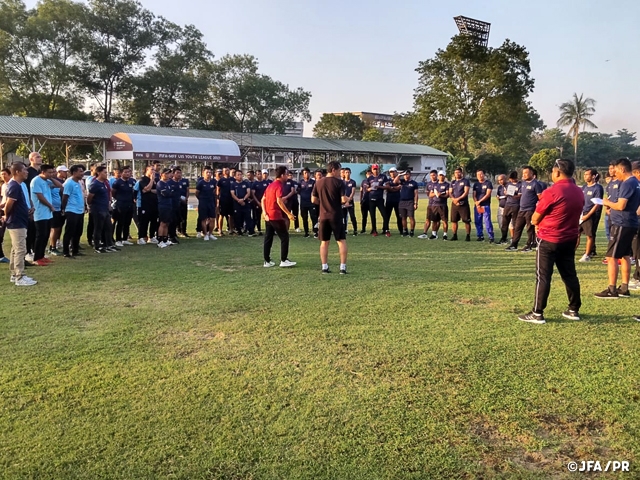 スポーツ振興くじ（toto）助成　指導者短期派遣事業をミャンマーで実施