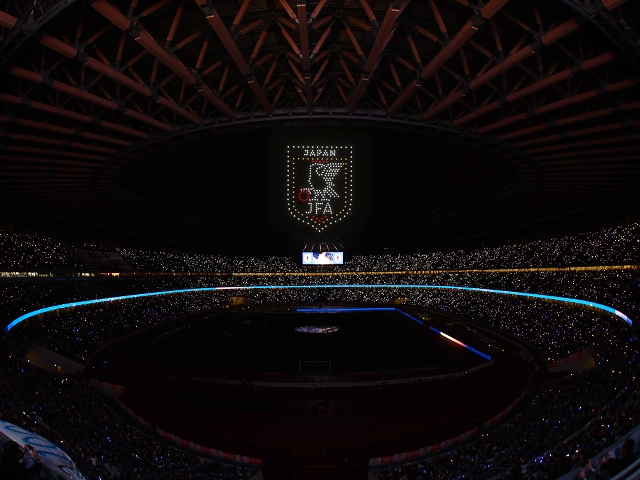 なでしこジャパンを後押し！ドローンショー実施のお知らせ