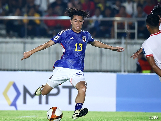 【Match Report】SAMURAI BLUE　中村選手、小川選手、堂安選手らのゴールでミャンマーに勝利
