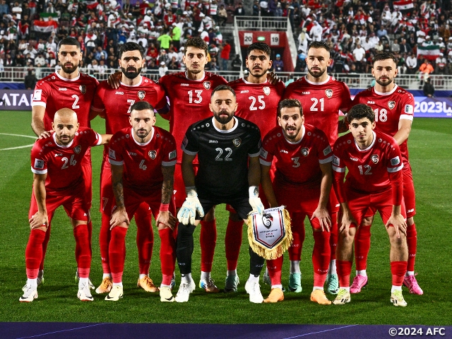 【対戦チーム情報】シリア代表　堅守からのカウンターアタックを生かし、アウェイの日本戦で昨年の雪辱を狙う～FIFAワールドカップ26アジア2次予選 兼 AFCアジアカップサウジアラビア2027予選