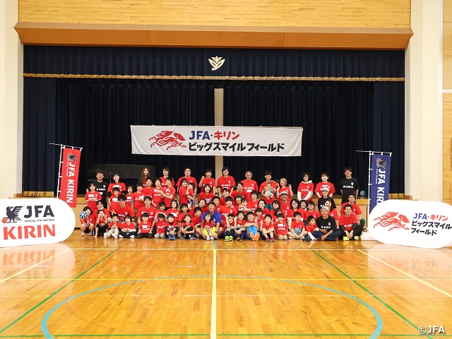 【能登半島地震復興支援プロジェクト】ウォーキングフットボール交流イベント 「JFA・キリン ビッグスマイルフィールド」石川県輪島市の2会場で開催