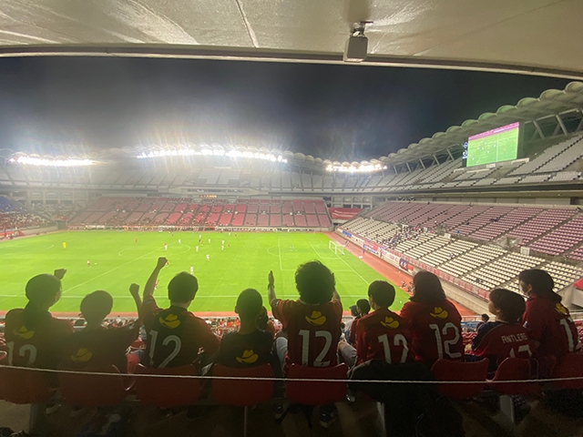 第104回天皇杯 2回戦(鹿島vs.奈良)の試合に施設の子どもたちを招待