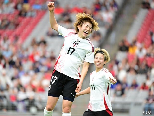 【Match Report】Nadeshiko Japan score four goals in back-to-back matches to claim their second straight win at 2025 SheBelieves Cup