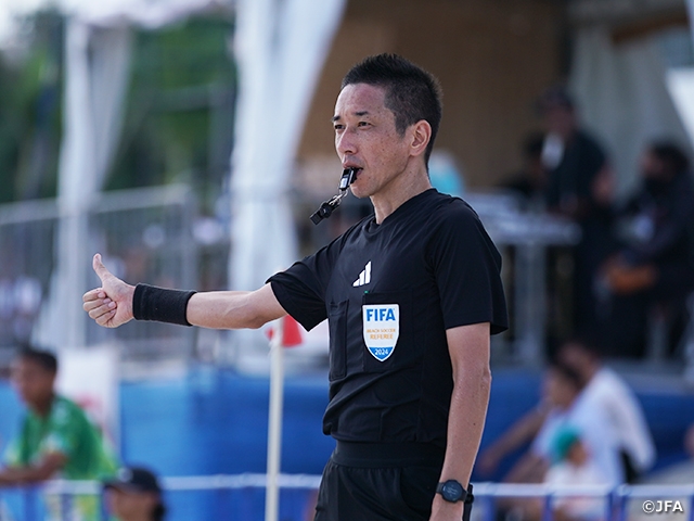 FIFA ビーチサッカーワールドカップ セーシェル2025に波多野祐一審判員が選出