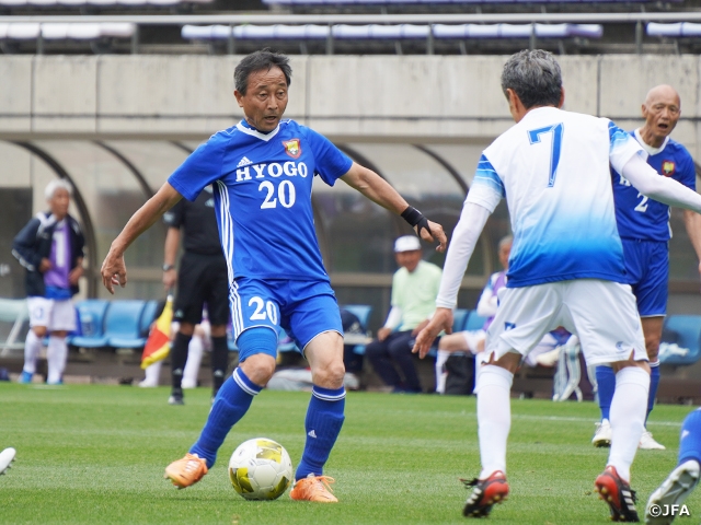 JFA 第19回全日本O-70サッカー大会が静岡県藤枝市で開幕