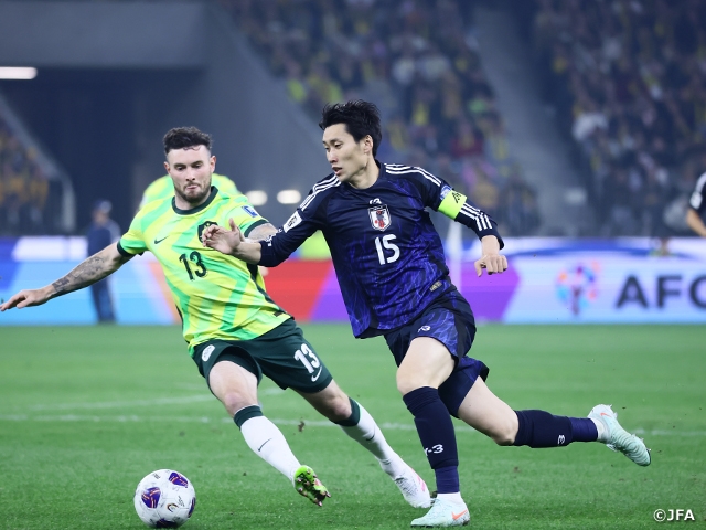 【Match Report】Despite their dominance, SAMURAI BLUE suffer first defeat of the qualifiers after conceding a late goal to Australia