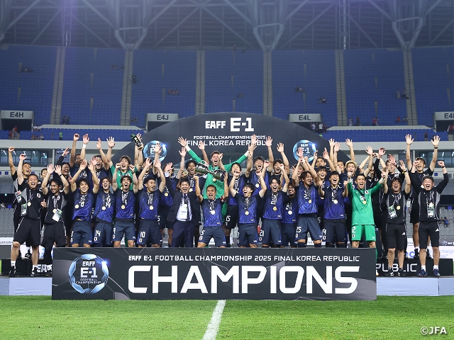 【Match Report】SAMURAI BLUE、2大会連続3度目の優勝！ジャーメイン良のゴールを全身全霊のプレーで守り切る