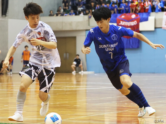 大阪成蹊大と順天堂大が決勝へ　第21回 全日本大学フットサル大会