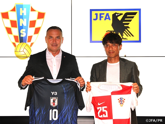 クロアチアサッカー連盟とのパートナーシップ協定を締結