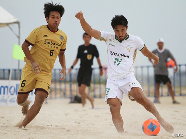 東京Vと横浜が決勝へ　JFA 第20回全日本ビーチサッカー大会