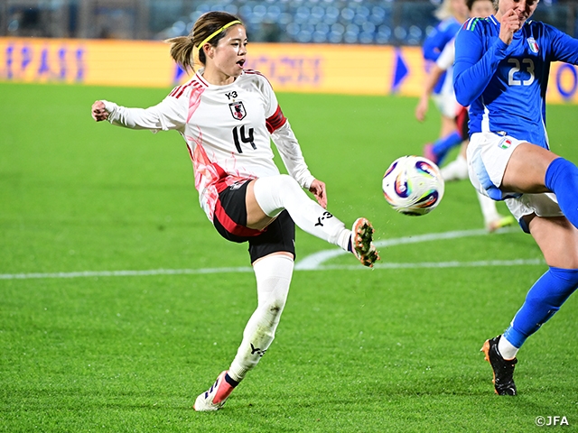 【Match Report】Nadeshiko Japan Earn 1–1 Draw Away to Italy Thanks to HASEGAWA Yui’s Equaliser