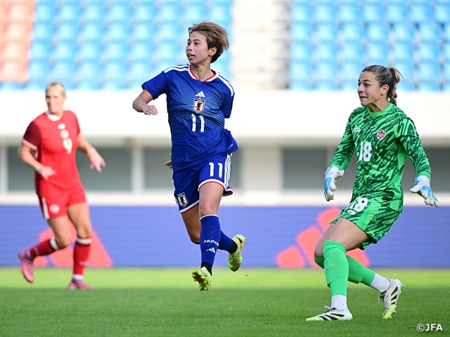 【Match Report】Nadeshiko Japan Close Out the Year with Back-to-Back Wins over Canada