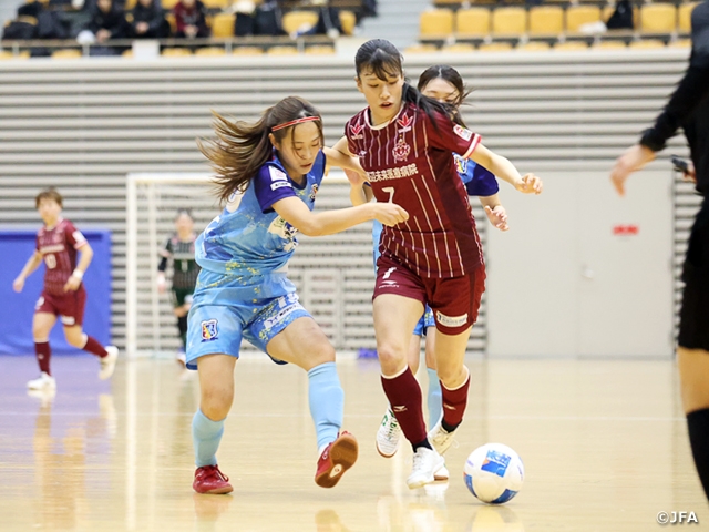 西宮と浦安が決勝へ　JFA 第22回全日本女子フットサル選手権大会