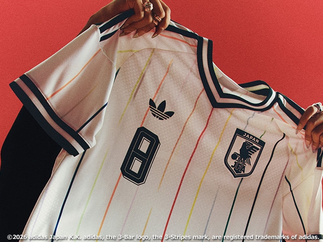 アディダス「サッカー日本代表 2026 アウェイ ユニフォーム」 が完成 コンセプトは「COLORS(カラーズ)」 - 水平線のその先へ。もっと、自由に。 -