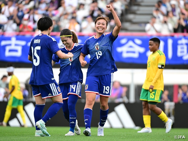 【Match Report】なでしこジャパン、南アフリカに5-0で勝利 新体制の初陣を飾る
