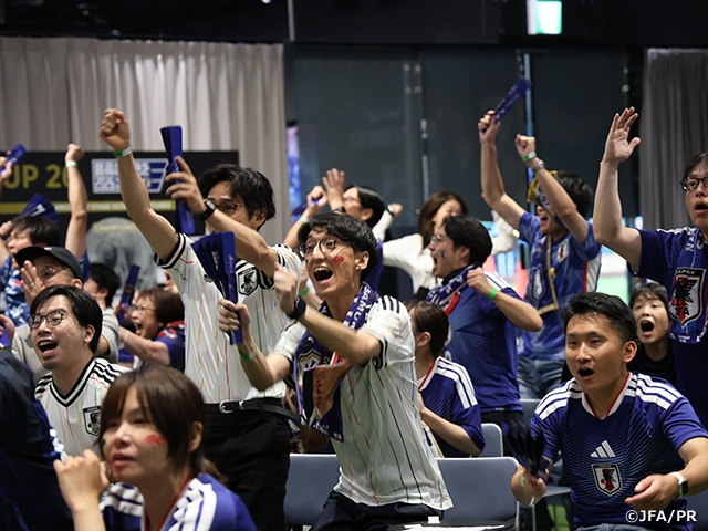FIFAワールドカップ2026 パブリックビューイング開催レポート blue-ing! からSAMURAI BLUEへ熱い声援