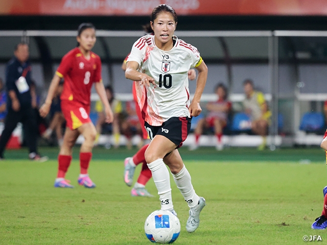 【Match Report】なでしこジャパン、ベトナムに大勝でグループステージ突破を決める 第20回アジア競技大会(2026/愛知・名古屋)
