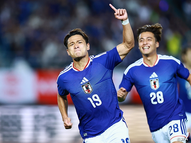 【Match Report】SAMURAI BLUE、松木選手、塩貝選手ら新戦力が活躍、ウルグアイ代表に勝利で新たな一歩