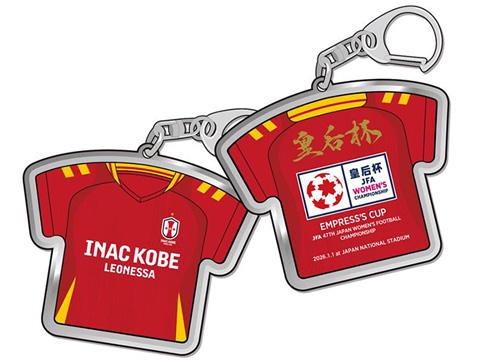 ユニフォームキーホルダー（INAC神戸レオネッサ）／1,000円（税込）