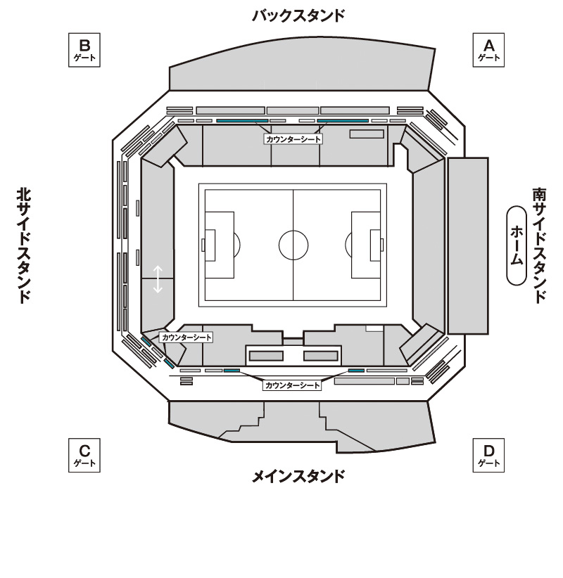 カウンターシート座席図
