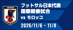 国際親善試合 [11/6、11/8]