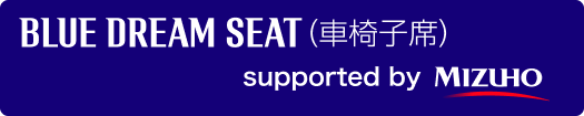 BLUE DREAM SEAT（車椅子席）supported by MIZUHO（別ウィンドウで開く）