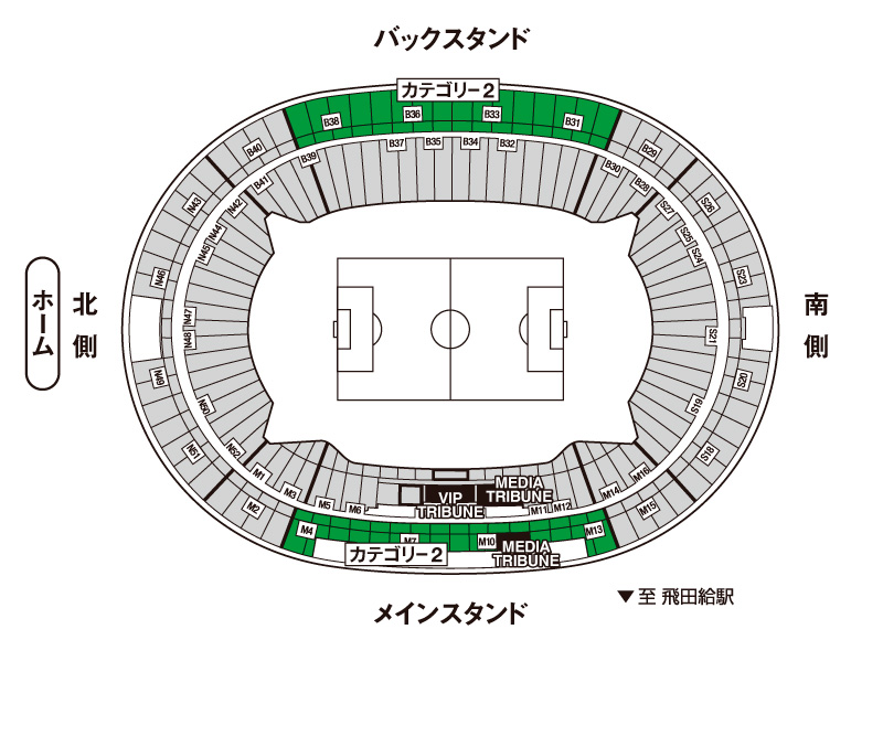 カテゴリー2座席図