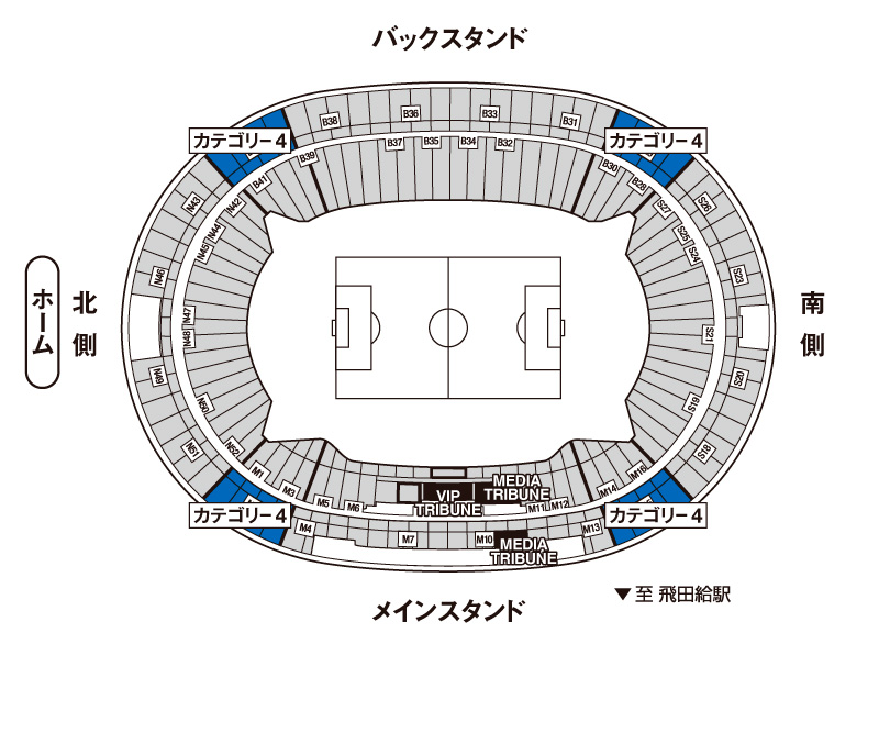 カテゴリー4座席図